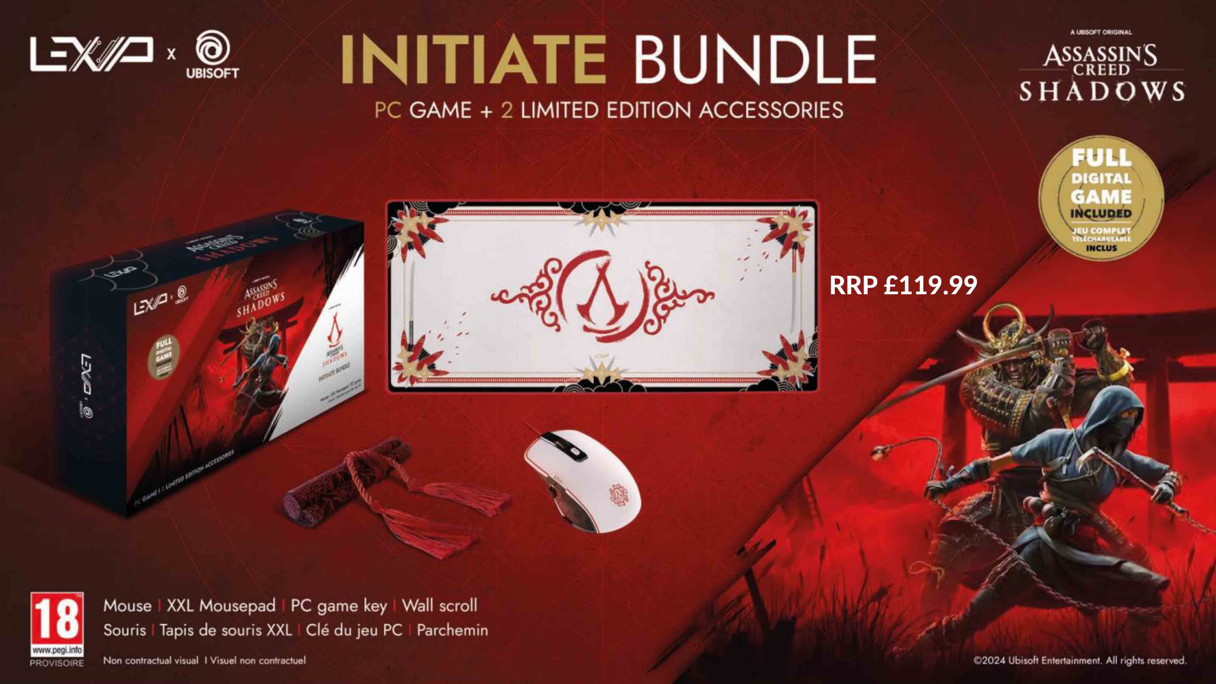 Lexip x Ubisoft Assassin's Creed: Shadows Initiate Bundle - Video Games by LEXIP The Chelsea Gamer