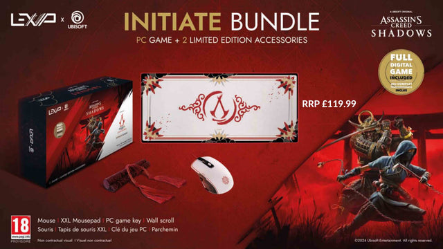 Lexip x Ubisoft Assassin's Creed: Shadows Initiate Bundle - Video Games by LEXIP The Chelsea Gamer
