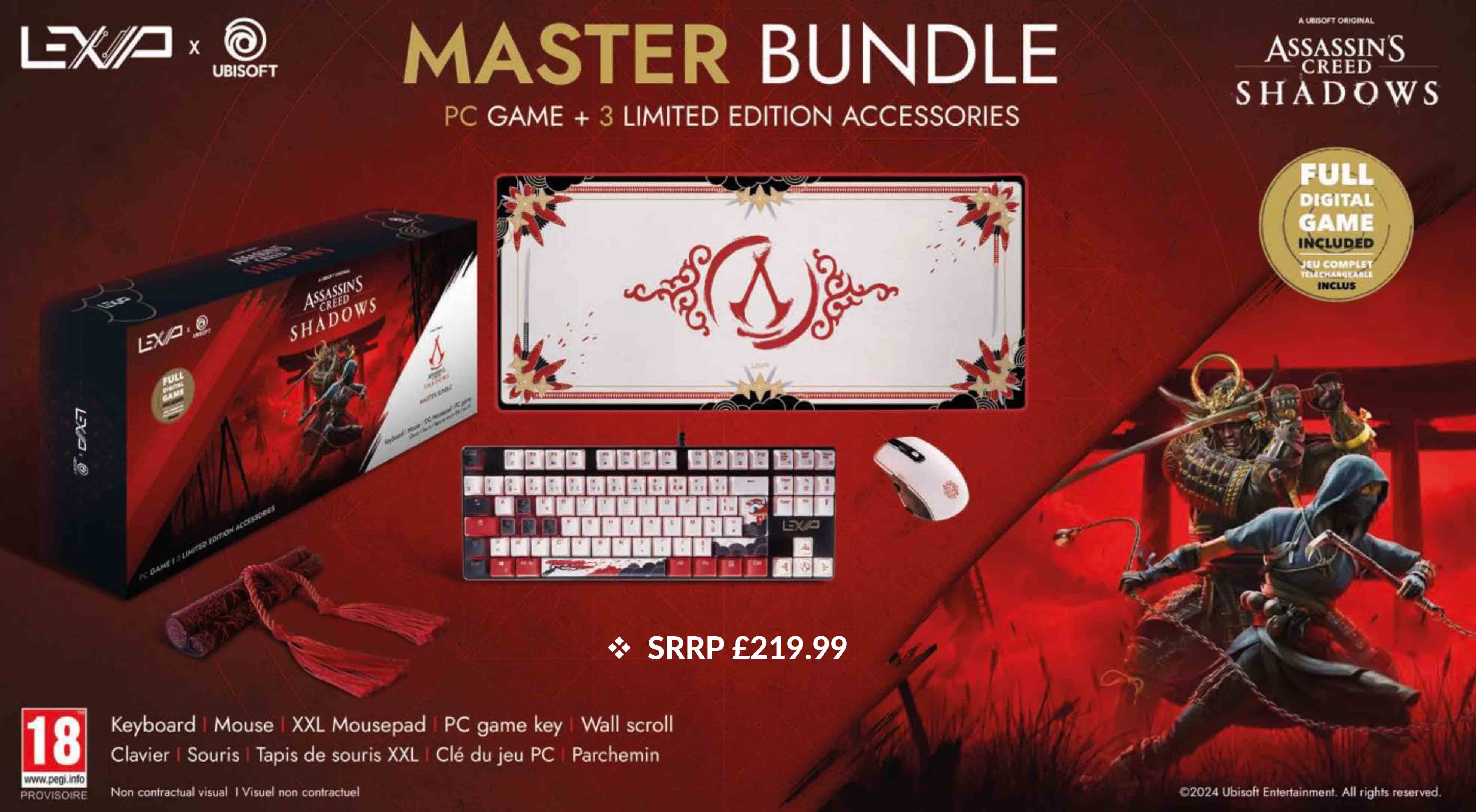Lexip x Ubisoft Assassin's Creed: Shadows Master Bundle - Video Games by LEXIP The Chelsea Gamer