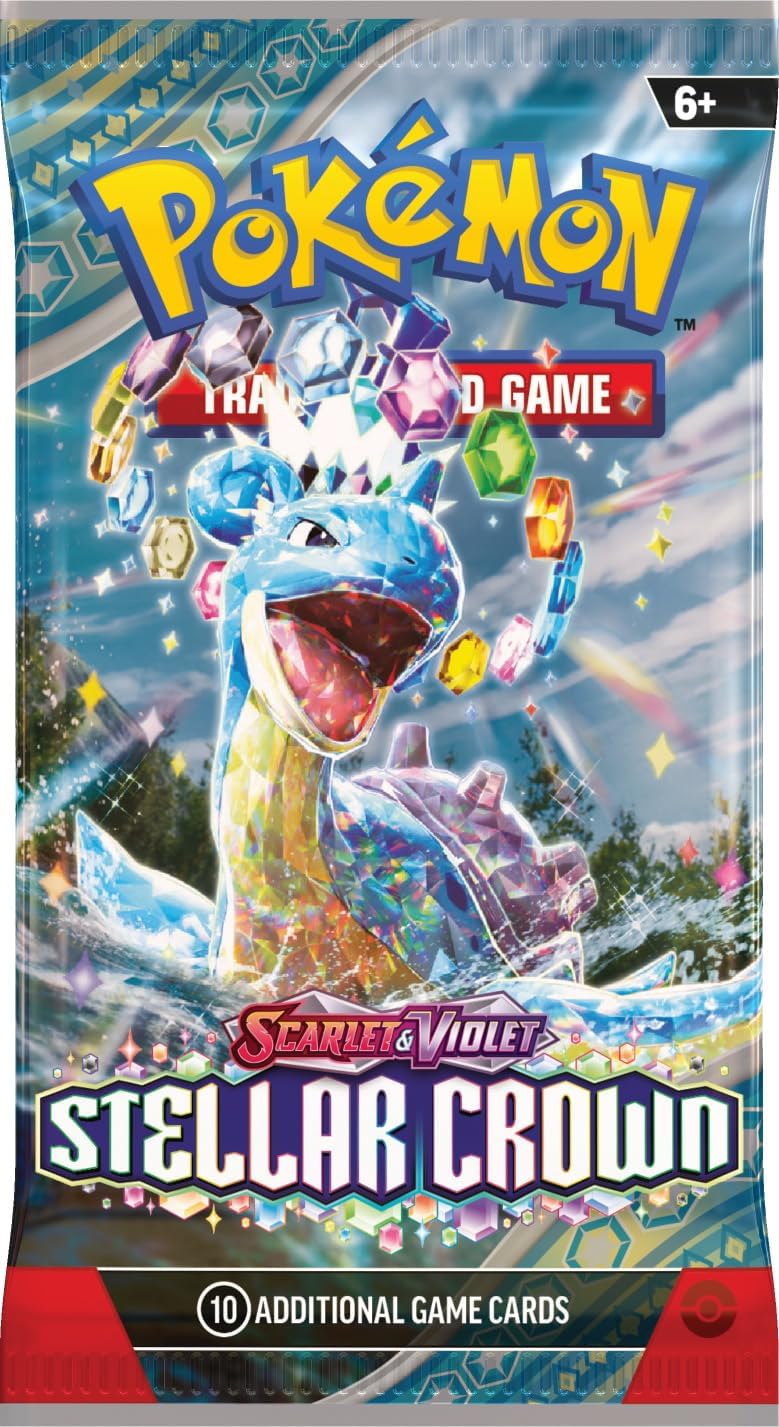 Pokémon TCG: Scarlet & Violet 7 - Stellar Crown - Booster Pack - Merchandise by Pokémon The Chelsea Gamer