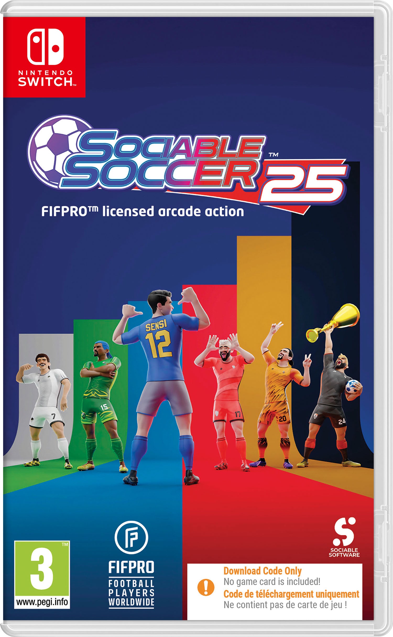 Sociable Soccer 2025 - Nintendo Switch Code In A Box - Video Games by Contact Sales The Chelsea Gamer