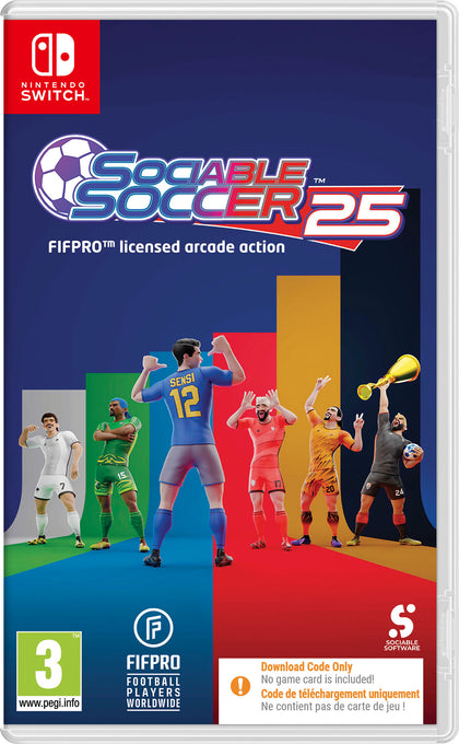 Sociable Soccer 2025 - Nintendo Switch Code In A Box