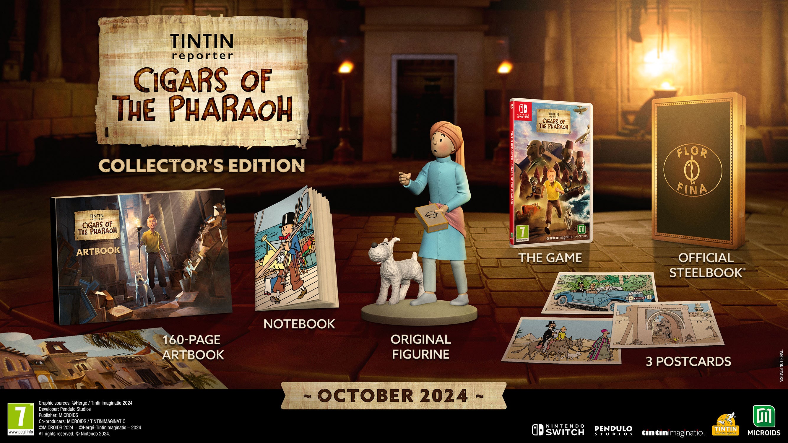 Tintin Reporter: Cigars of the Pharaoh - Collector's Edition - Nintendo Switch - Video Games by Maximum Games Ltd (UK Stock Account) The Chelsea Gamer