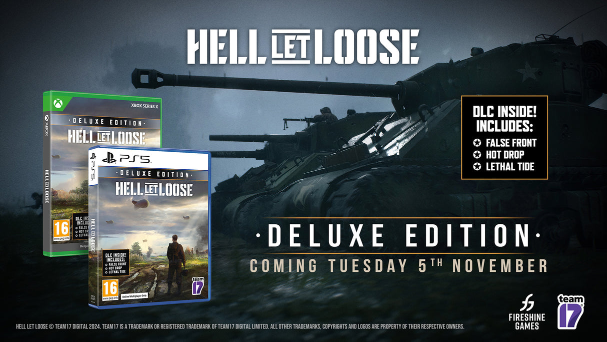 Hell Let Loose Deluxe Edition - PlayStation 5 - Video Games by Fireshine Games The Chelsea Gamer