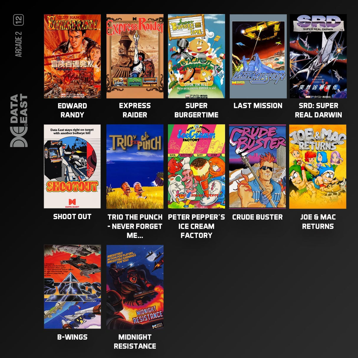 Data East Arcade Collection 2 - Evercade - Video Games by Blaze The Chelsea Gamer