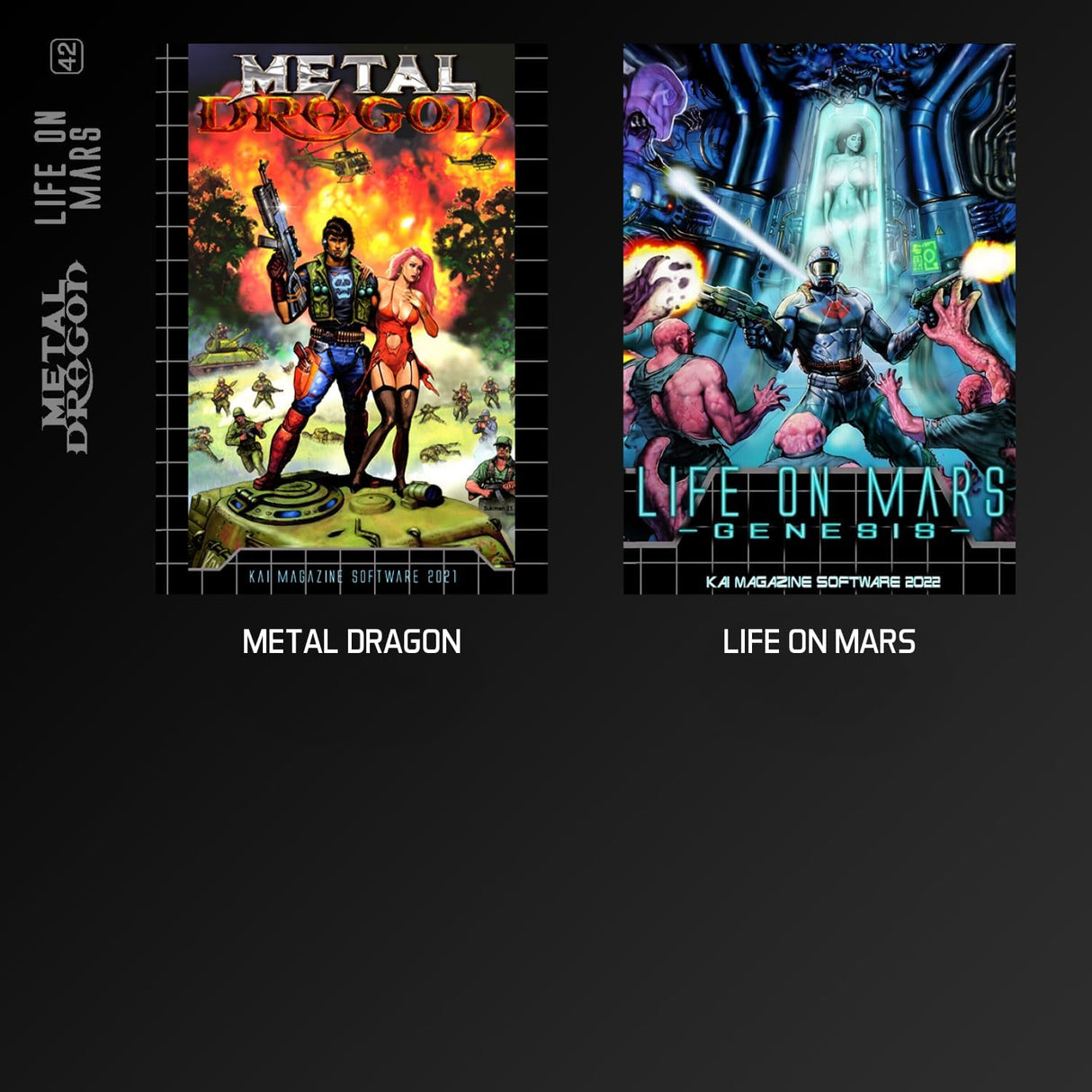 Metal Dragon / Life on Mars - Evercade - Video Games by Blaze The Chelsea Gamer
