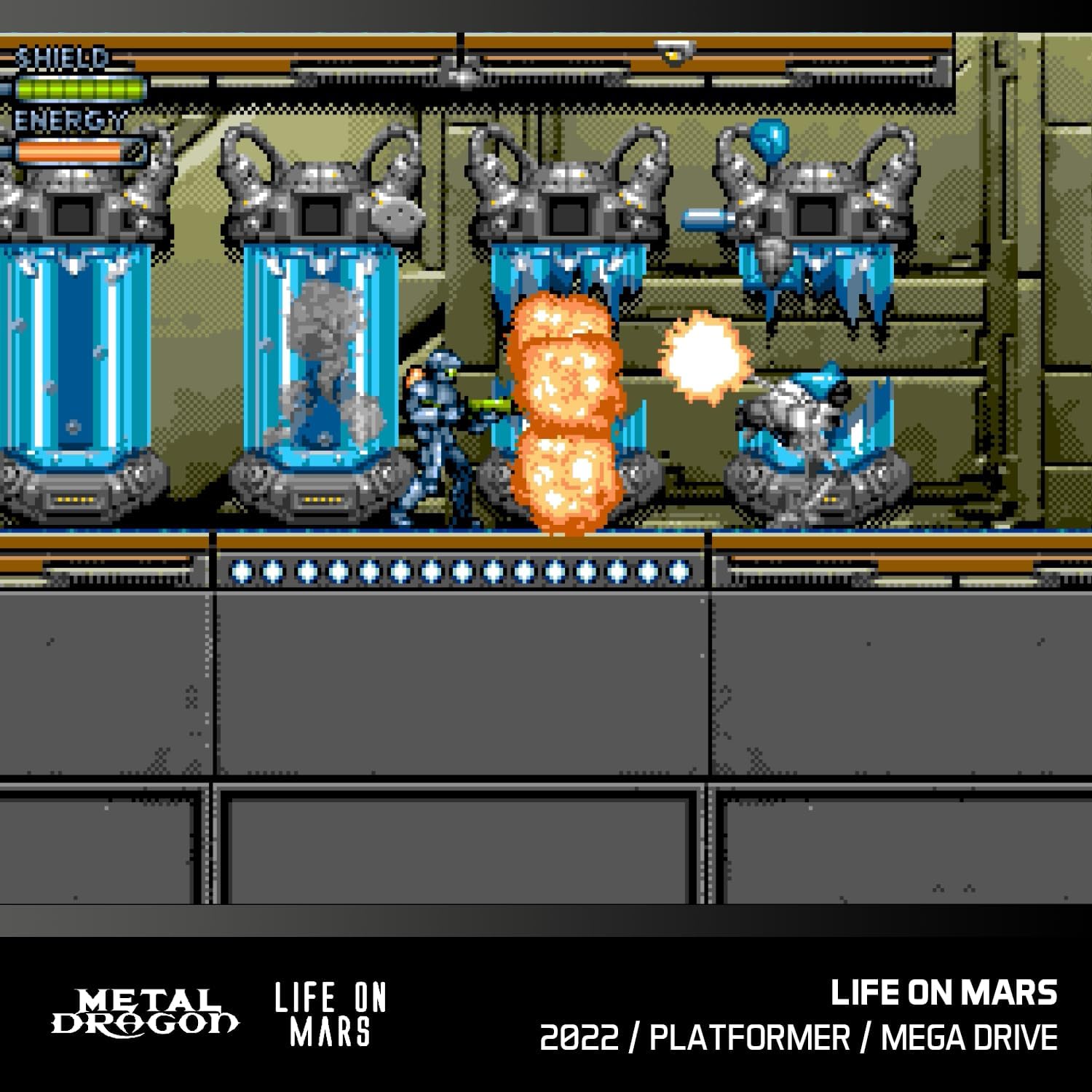 Metal Dragon / Life on Mars - Evercade - Video Games by Blaze The Chelsea Gamer
