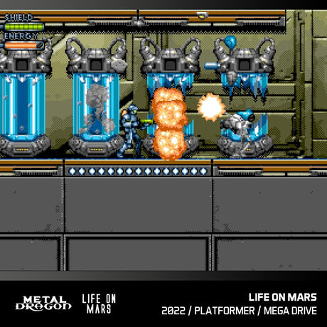 Metal Dragon / Life on Mars - Evercade - Video Games by Blaze The Chelsea Gamer