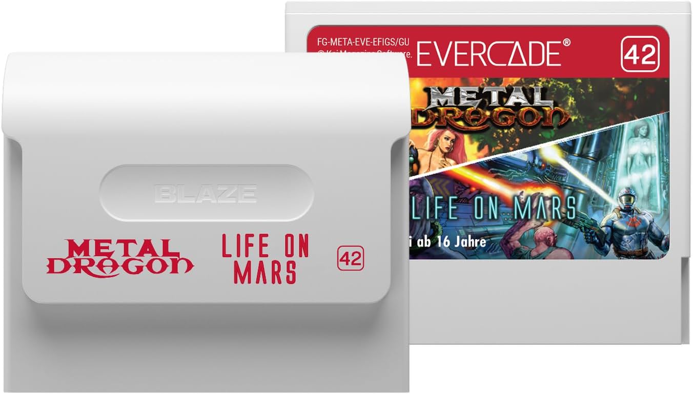 Metal Dragon / Life on Mars - Evercade - Video Games by Blaze The Chelsea Gamer