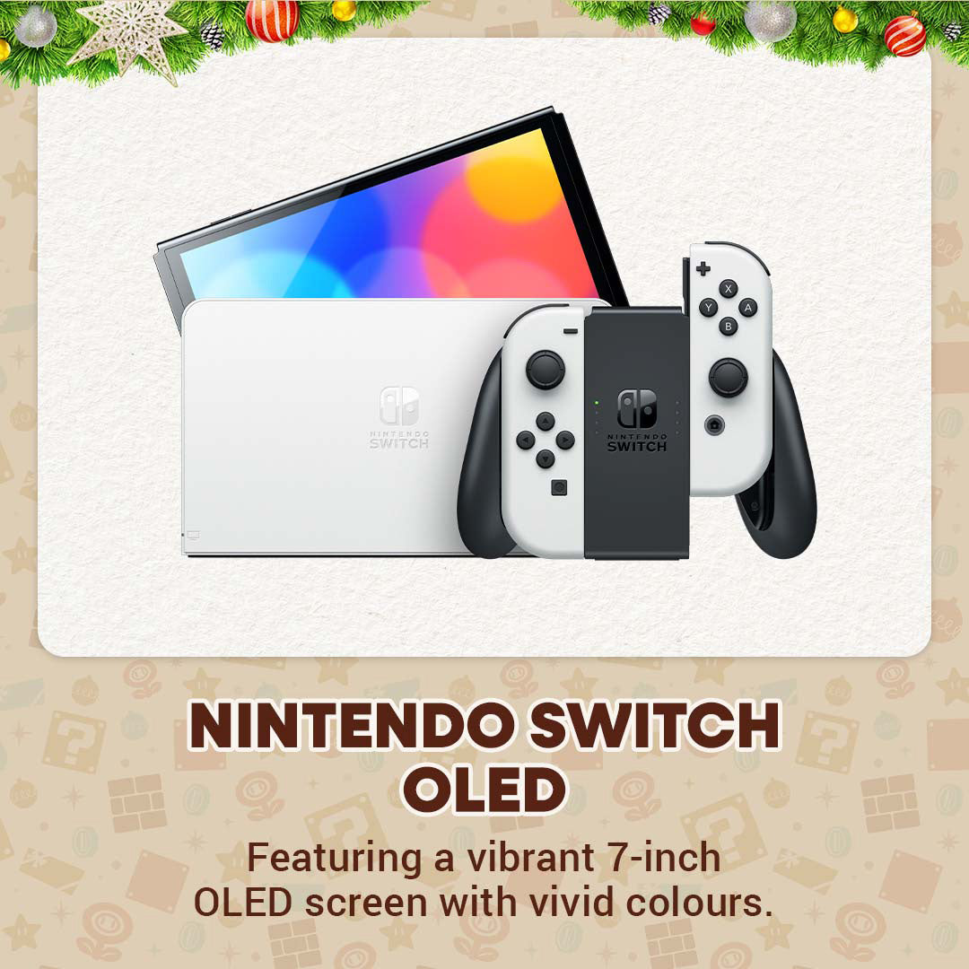 Nintendo Switch (OLED Model - White) + Mario Kart 8 Deluxe Bundle + 12 Months NSO - Console pack by Nintendo The Chelsea Gamer
