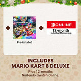 Nintendo Switch (OLED Model - White) + Mario Kart 8 Deluxe Bundle + 12 Months NSO - Console pack by Nintendo The Chelsea Gamer