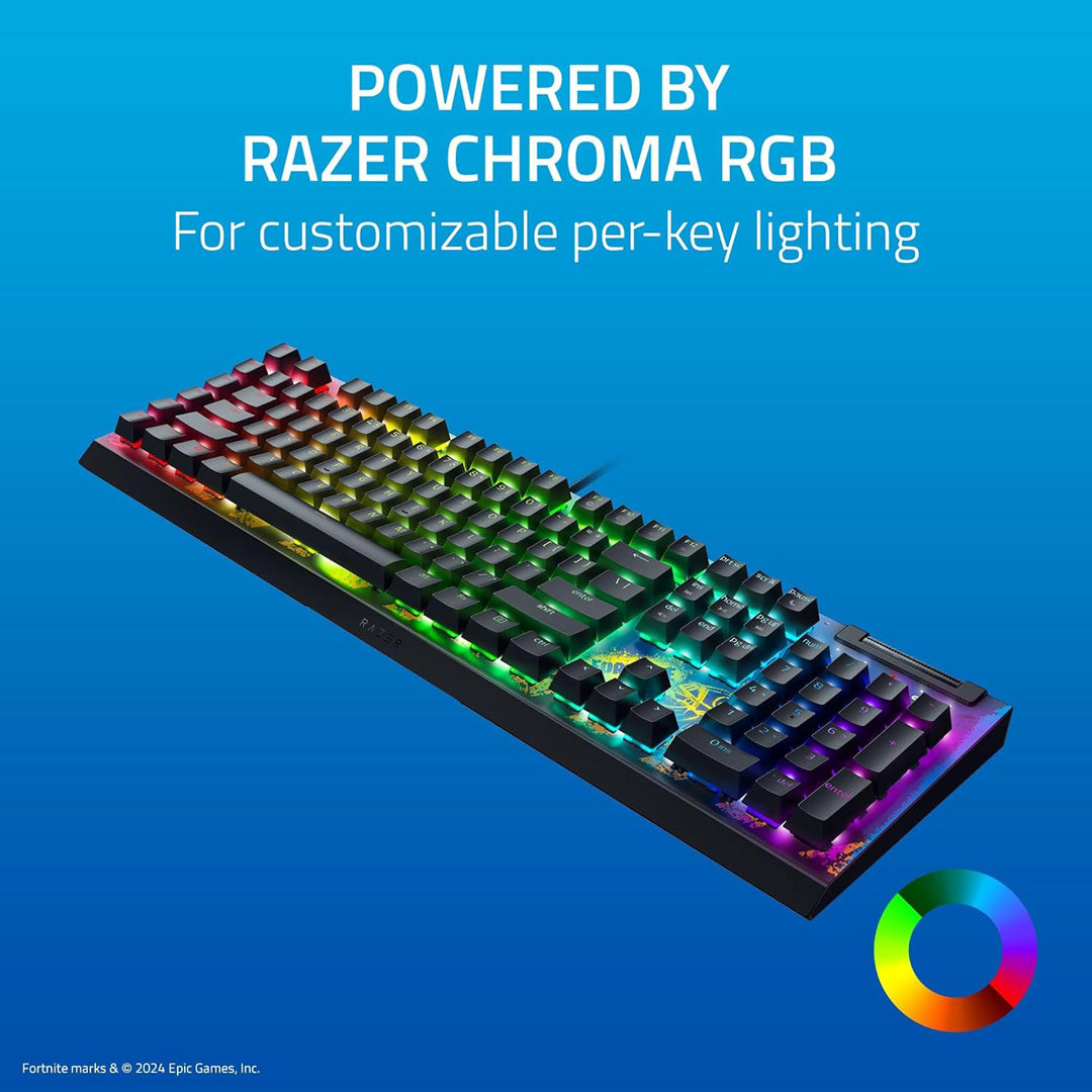 Razer BlackWidow V4 X - Fortnite Edition - Keyboard by Razer The Chelsea Gamer