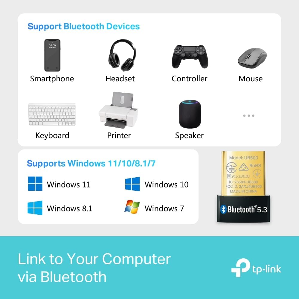TP-Link Bluetooth 5.0 Nano USB Adapter