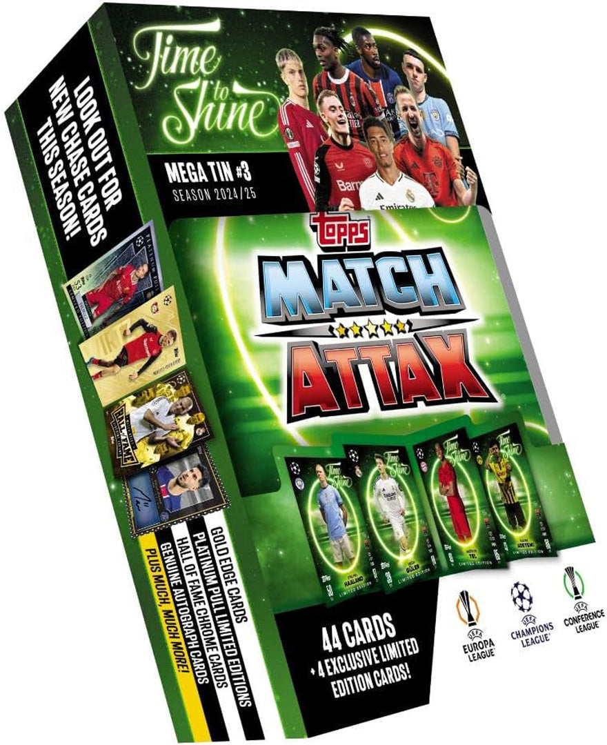 Match Attax 24/25 - Mega Tin 'Time to Shine' - Tin #3 - Merchandise by Topps The Chelsea Gamer