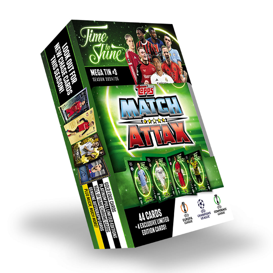 Match Attax 24/25 - Mega Tin 'Time to Shine' - Tin #3 - Merchandise by Topps The Chelsea Gamer