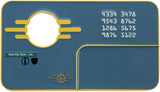 Fallout Vault Security Keycard Collectible Metal Replica - Merchandise by Iron Gut Publishing The Chelsea Gamer