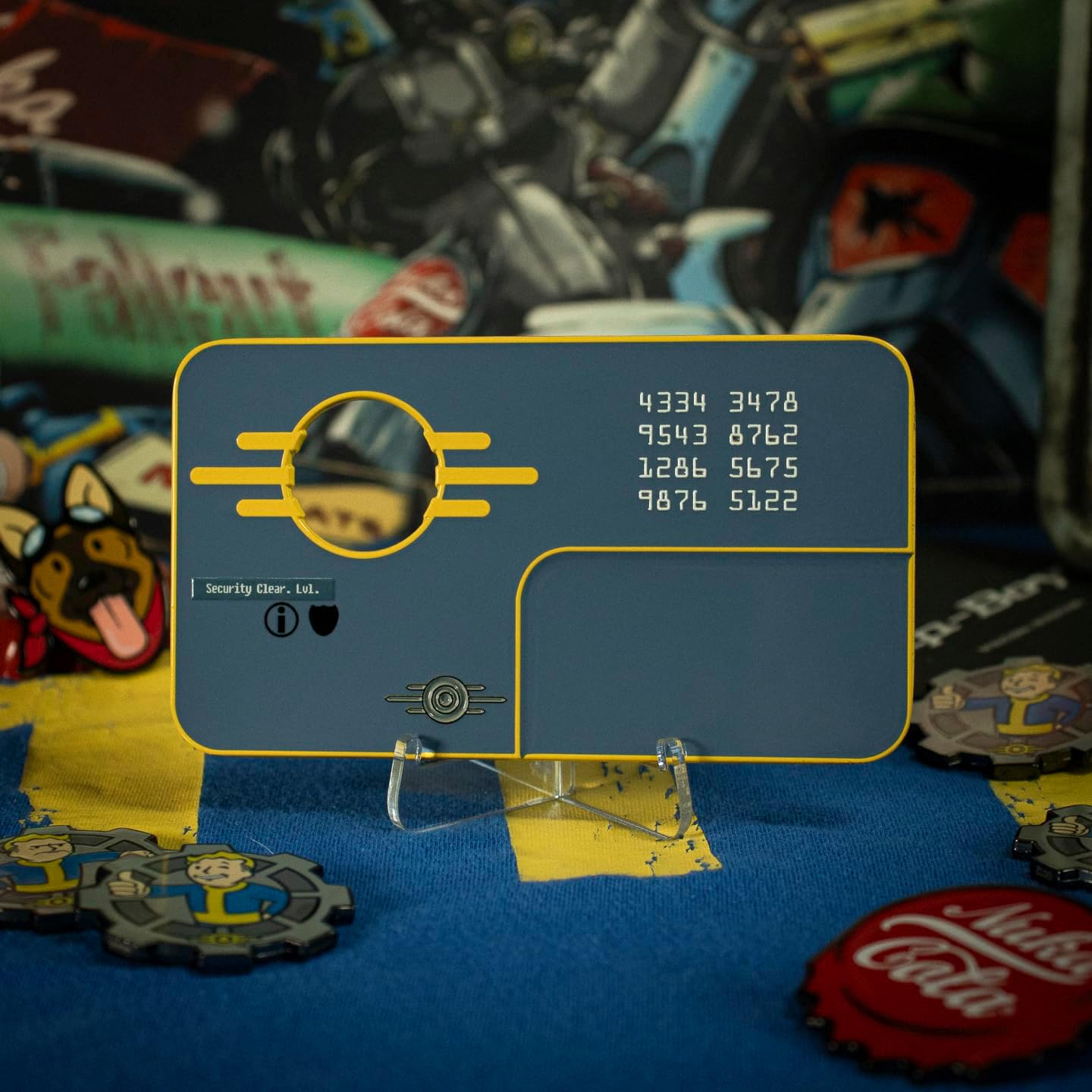 Fallout Vault Security Keycard Collectible Metal Replica - Merchandise by Iron Gut Publishing The Chelsea Gamer