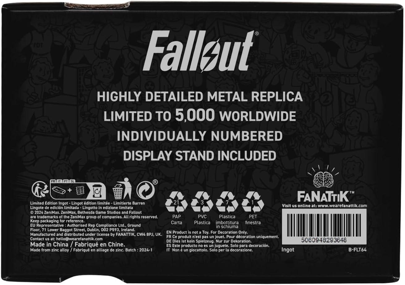 Fallout Vault Security Keycard Collectible Metal Replica - Merchandise by Iron Gut Publishing The Chelsea Gamer