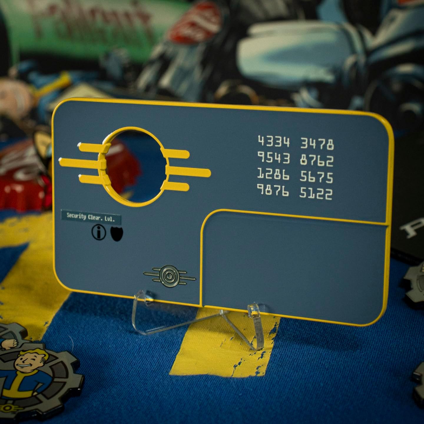 Fallout Vault Security Keycard Collectible Metal Replica - Merchandise by Iron Gut Publishing The Chelsea Gamer