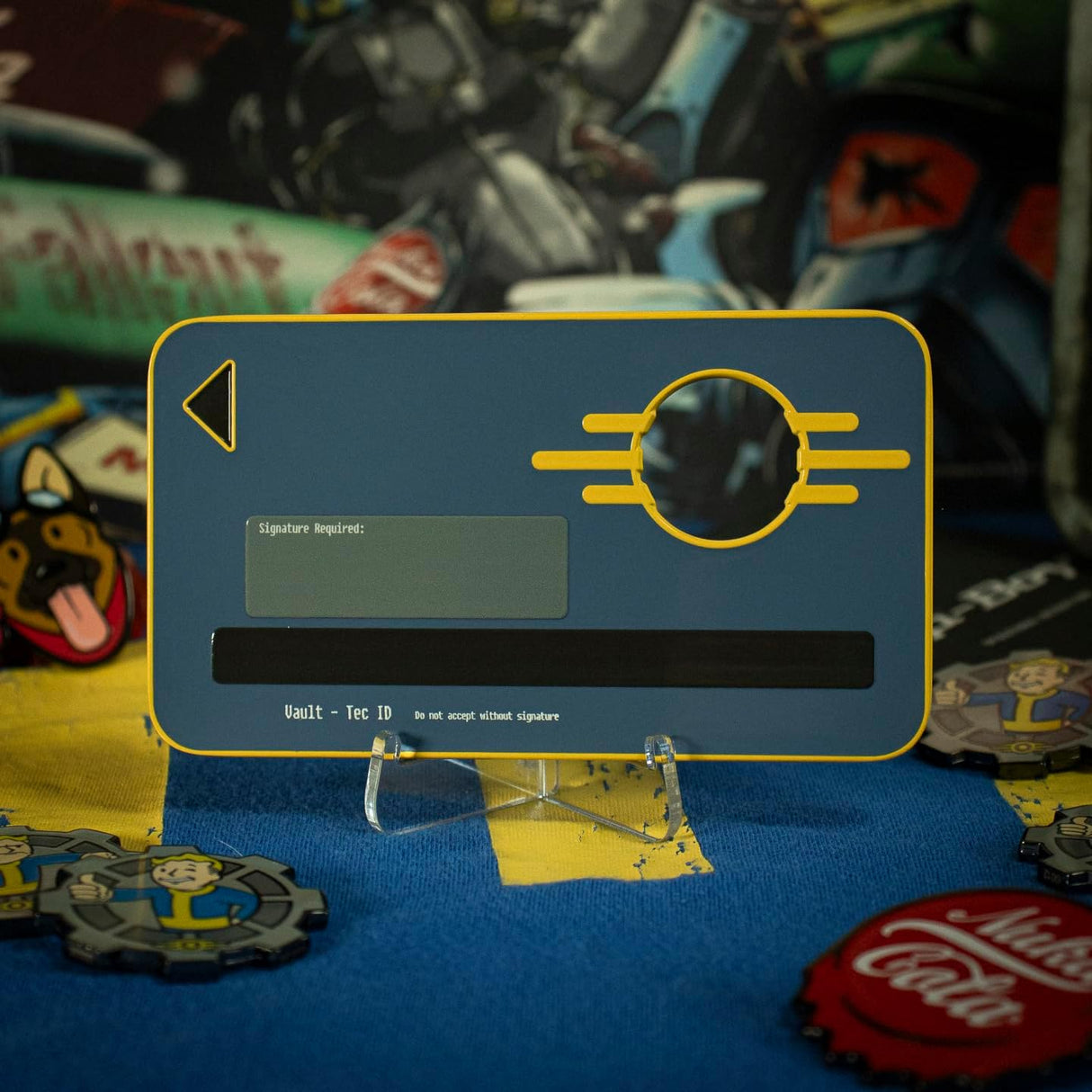 Fallout Vault Security Keycard Collectible Metal Replica - Merchandise by Iron Gut Publishing The Chelsea Gamer