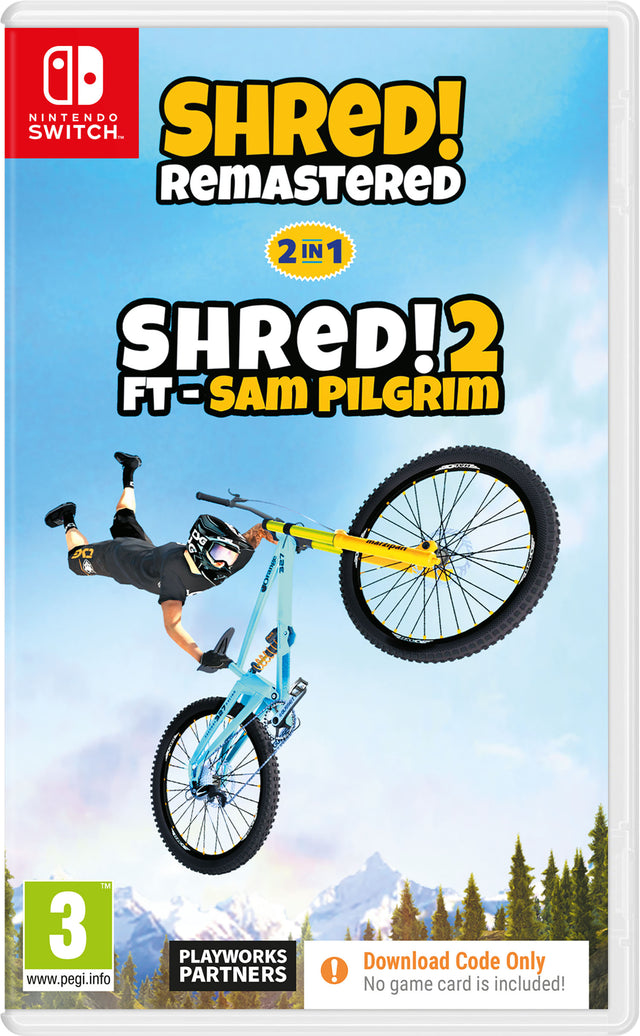 Shred! Remastered & Shred! 2 Ft. Sam Pilgrim - Nintendo Switch - Code In A Box - Video Games by U&I The Chelsea Gamer