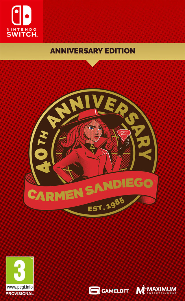 Carmen Sandiego 40th Anniversary Edition - Nintendo Switch - Video Games by Maximum Games Ltd (UK Stock Account) The Chelsea Gamer