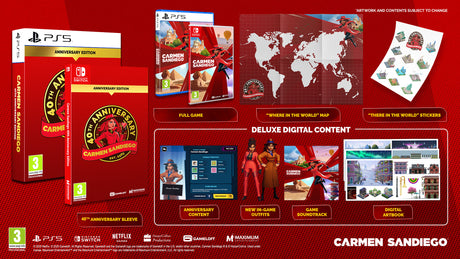 Carmen Sandiego 40th Anniversary Edition - Nintendo Switch - Video Games by Maximum Games Ltd (UK Stock Account) The Chelsea Gamer