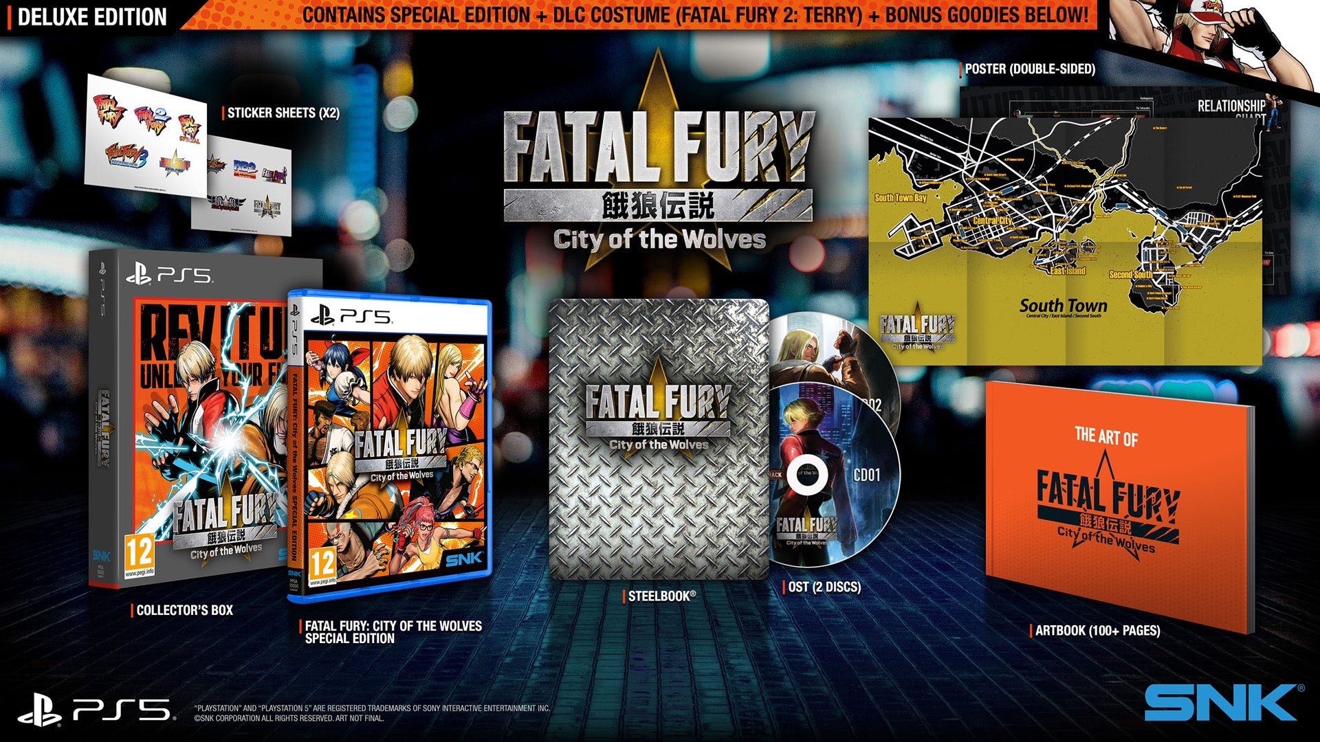 FATAL FURY City of the Wolves - Deluxe Edition - PlayStation 5 - Video Games by U&I The Chelsea Gamer
