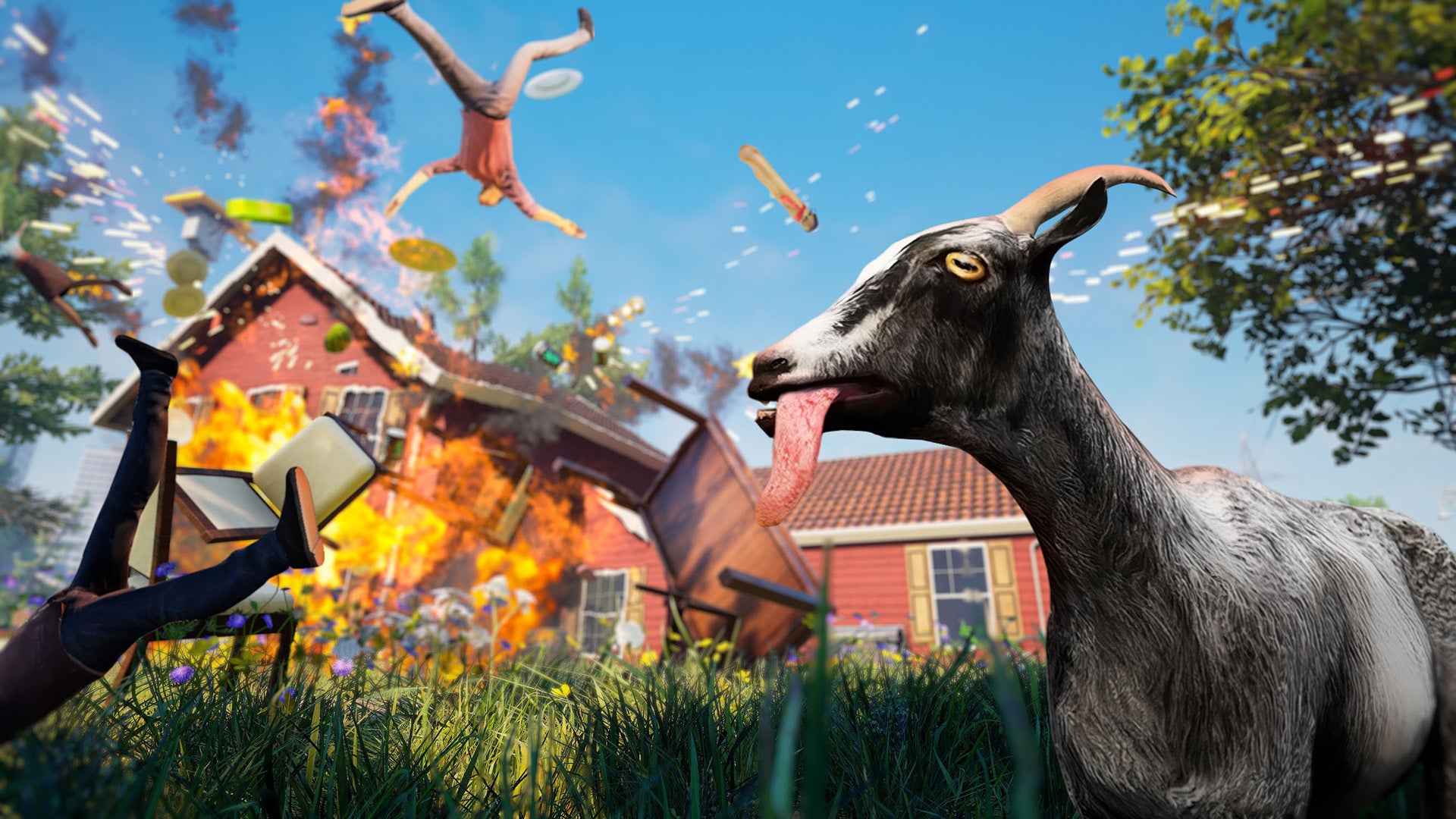 Goat Simulator REMASTERED - PlayStation 5 - Video Games by Nordic Games The Chelsea Gamer
