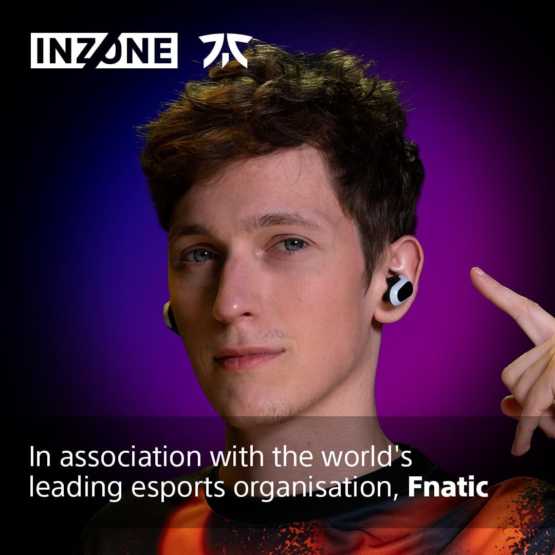 Sony INZONE Wireless Noise Cancelling Gaming Earbuds - White - Video Game Console Accessories by Sony The Chelsea Gamer