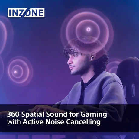 Sony INZONE Wireless Noise Cancelling Gaming Earbuds - White - Video Game Console Accessories by Sony The Chelsea Gamer