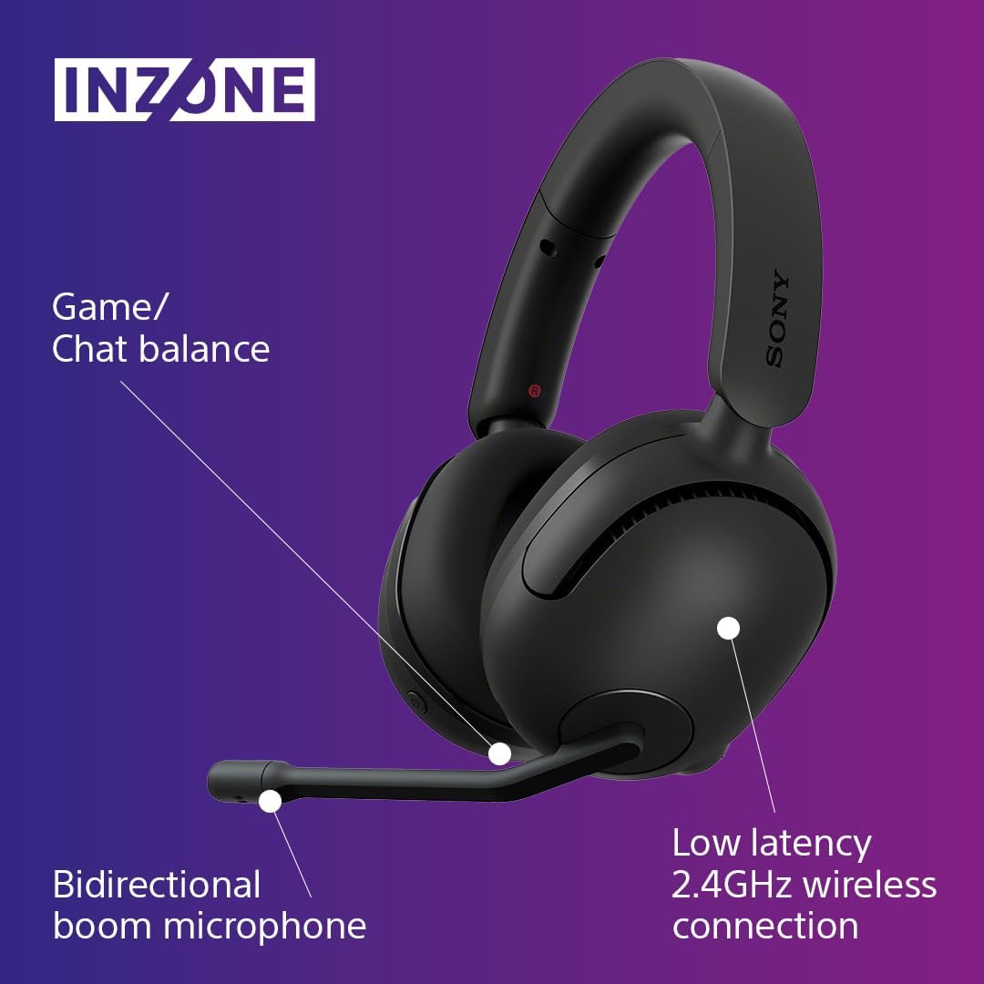 Sony INZONE H5 Wireless Gaming Headset - Black - Console Accessories by Sony The Chelsea Gamer