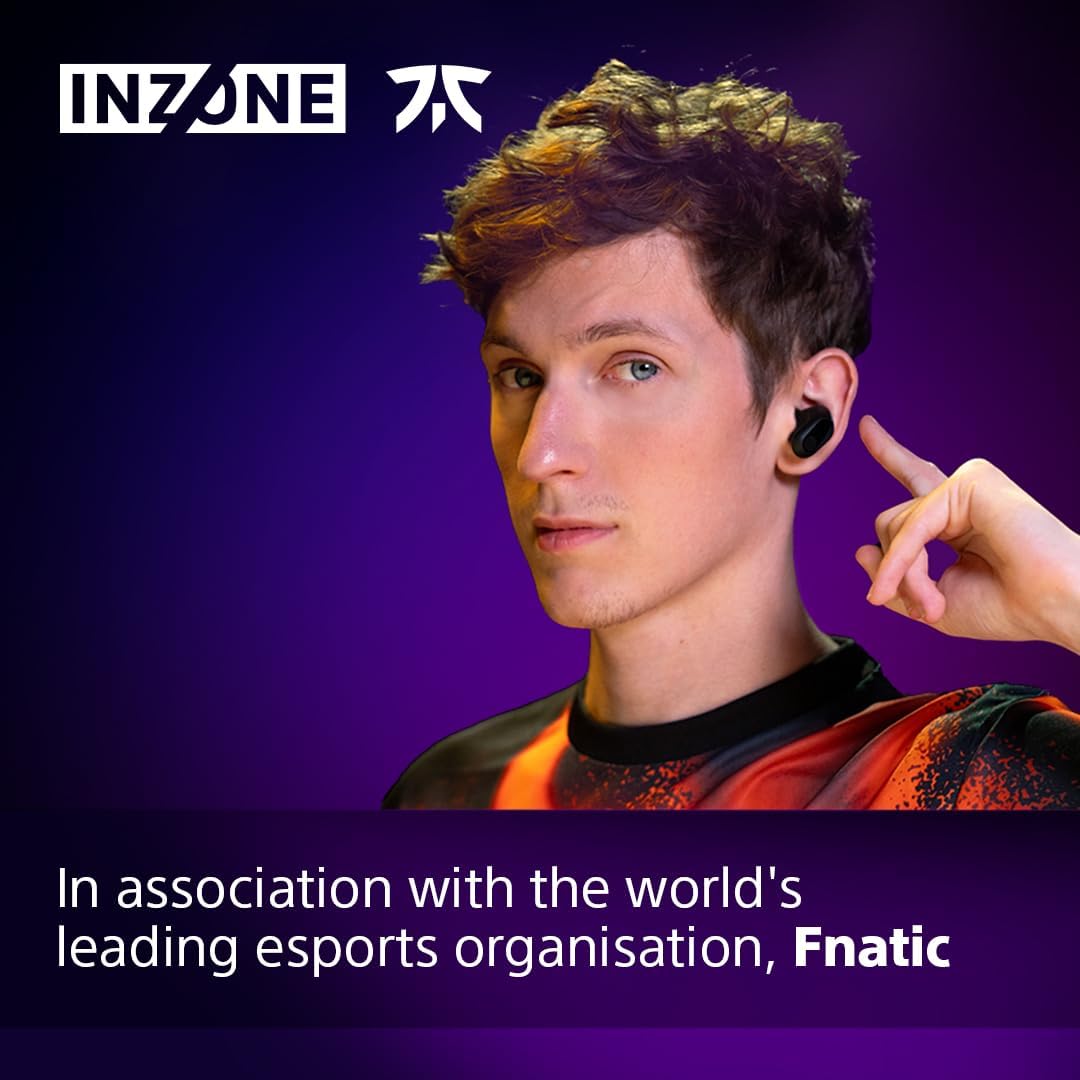 Sony INZONE Wireless Noise Cancelling Gaming Earbuds - Black - Video Game Console Accessories by Sony The Chelsea Gamer