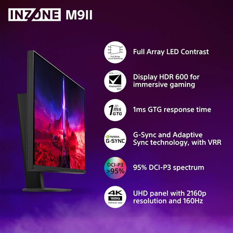 Sony INZONE M9 II - 27" 4K 160Hz Gaming Monitor - Monitor by Sony The Chelsea Gamer
