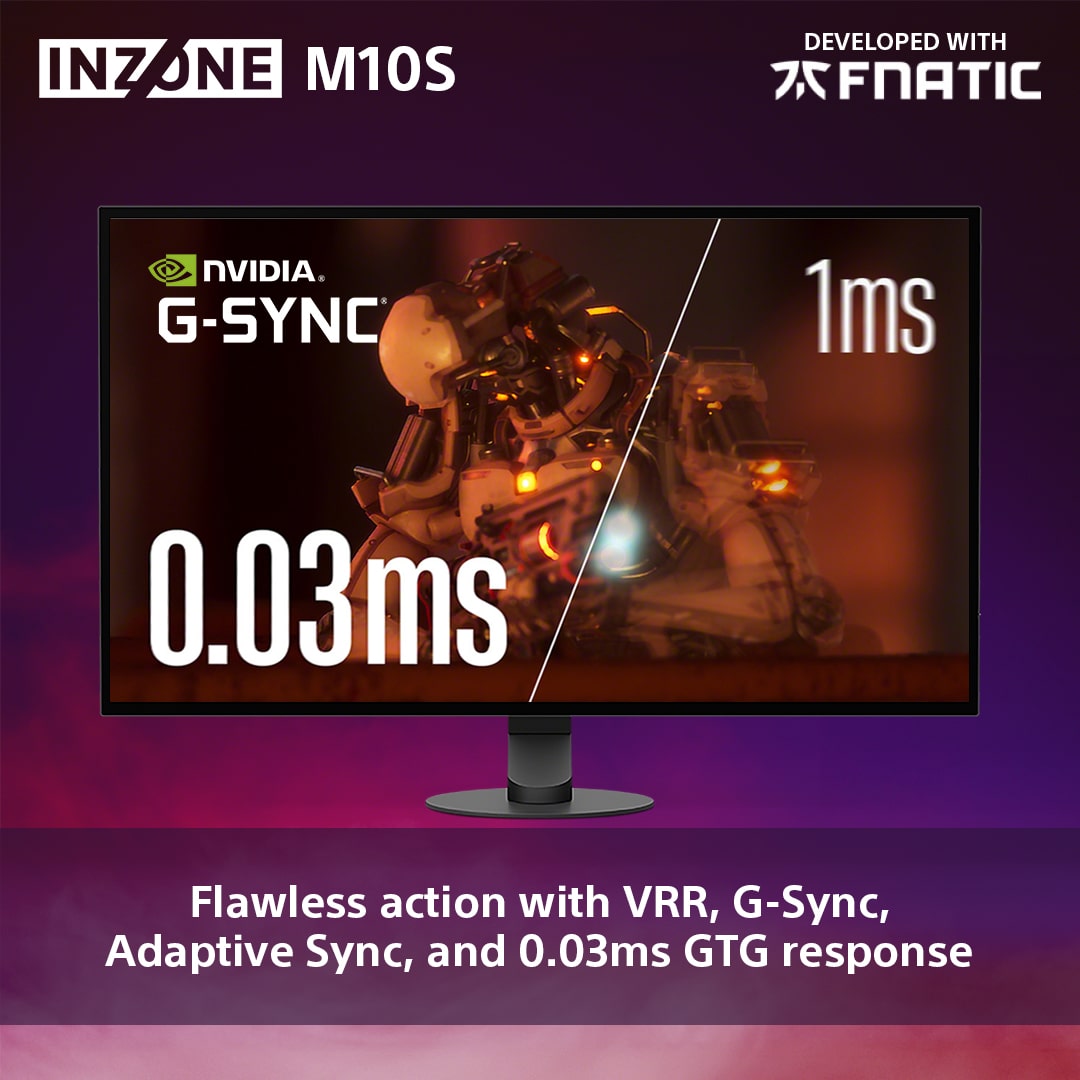 Sony INZONE M10S - 27'' QHD OLED 0.03ms 480Hz Gaming Monitor - Monitor by Sony The Chelsea Gamer