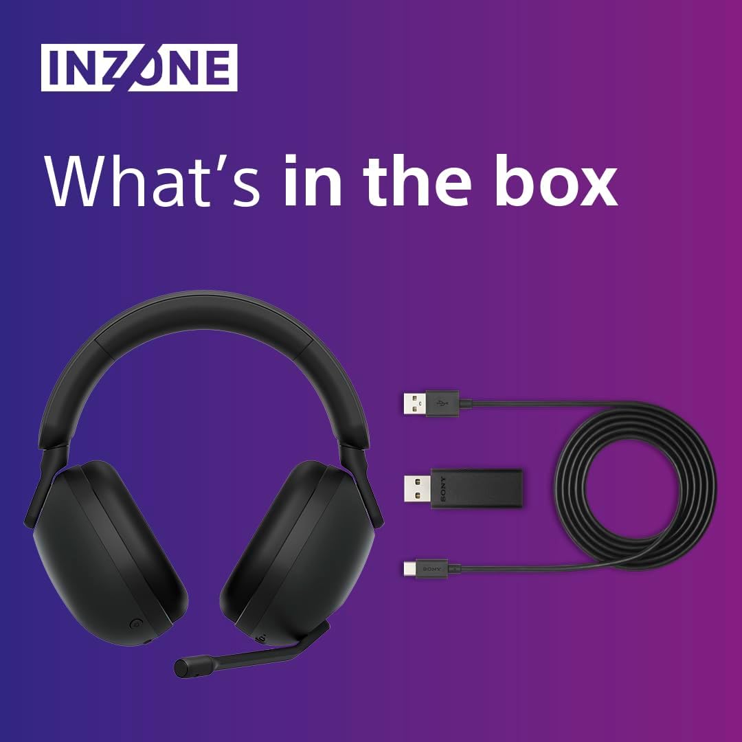 Sony INZONE H9 Wireless Noise Cancelling Gaming Headset - Black - Console Accessories by Sony The Chelsea Gamer