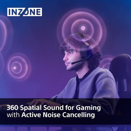 Sony INZONE H9 Wireless Noise Cancelling Gaming Headset - Black - Console Accessories by Sony The Chelsea Gamer
