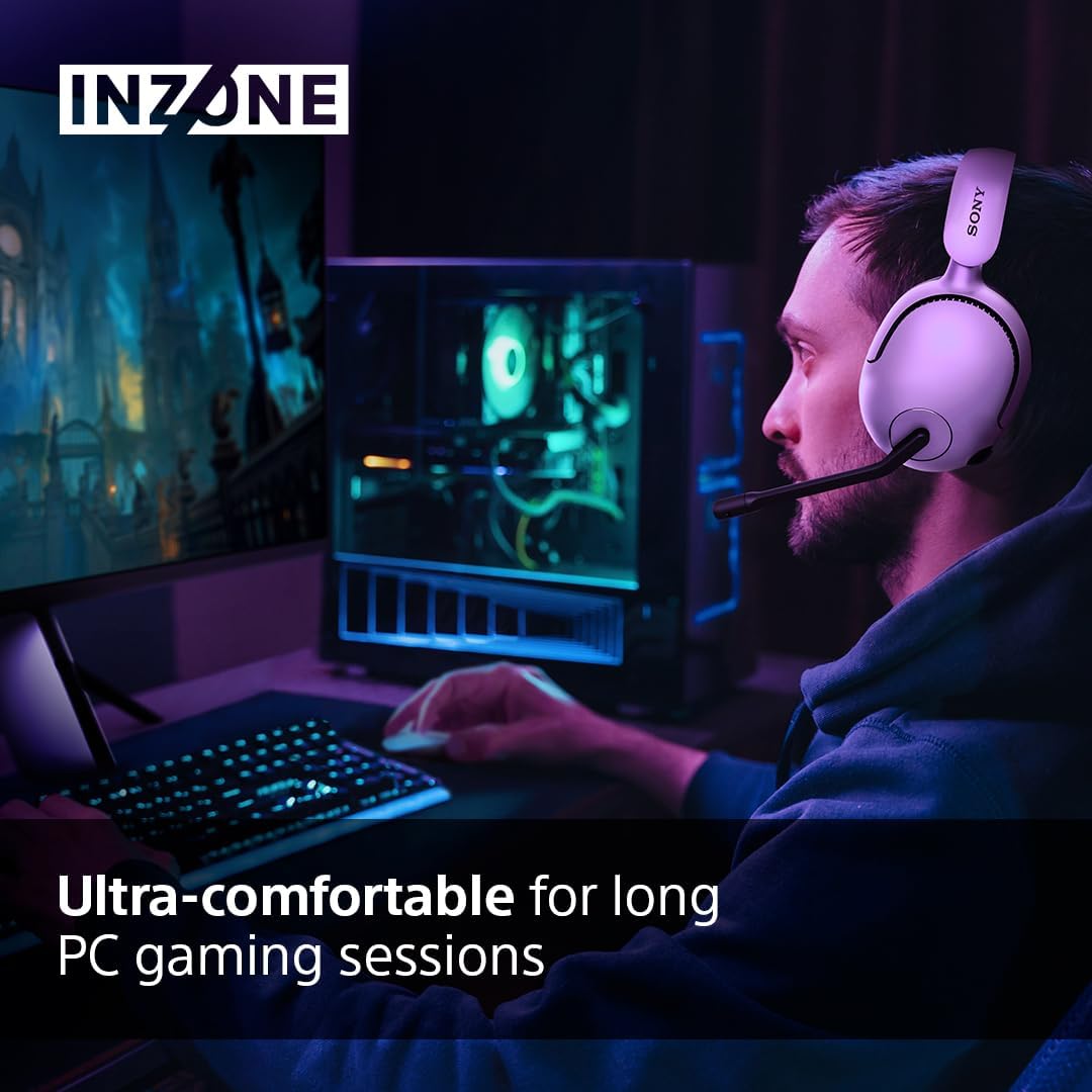 Sony INZONE H5 Wireless Gaming Headset - White - Console Accessories by Sony The Chelsea Gamer