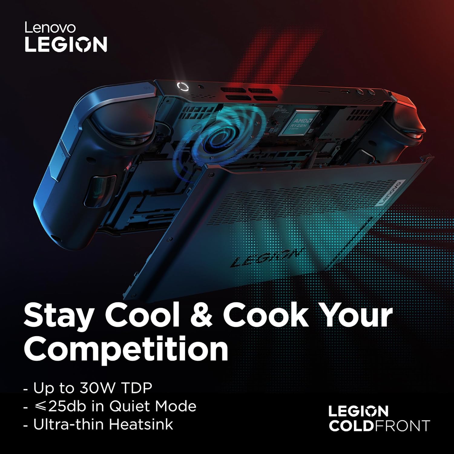 Lenovo Legion Go Handheld Gaming Console - W11 Home / 3 Month Game Pass - Console pack by Lenovo The Chelsea Gamer