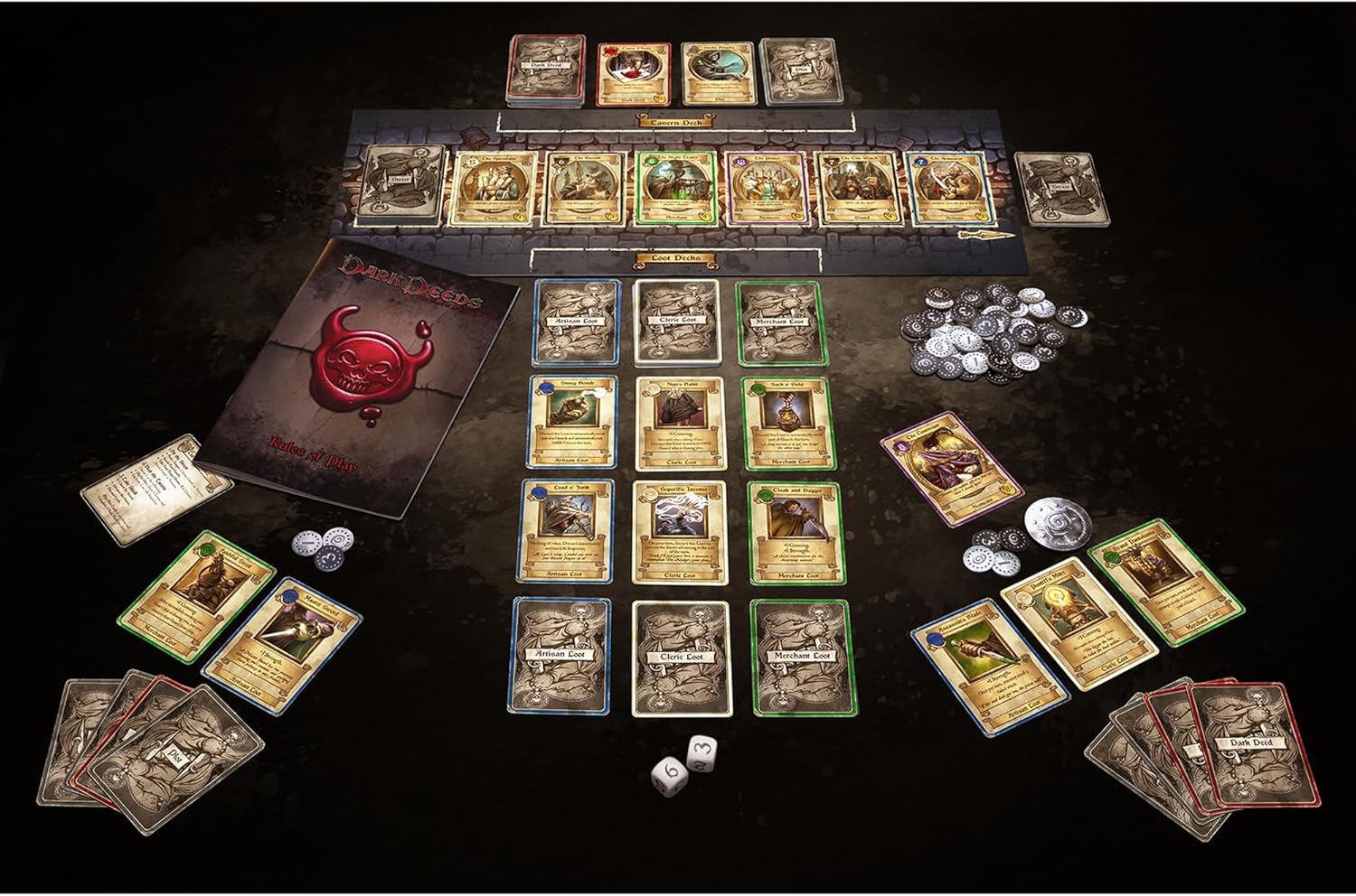 Dark Deeds - The Game of Malicious Minions - Merchandise by Modiphius The Chelsea Gamer