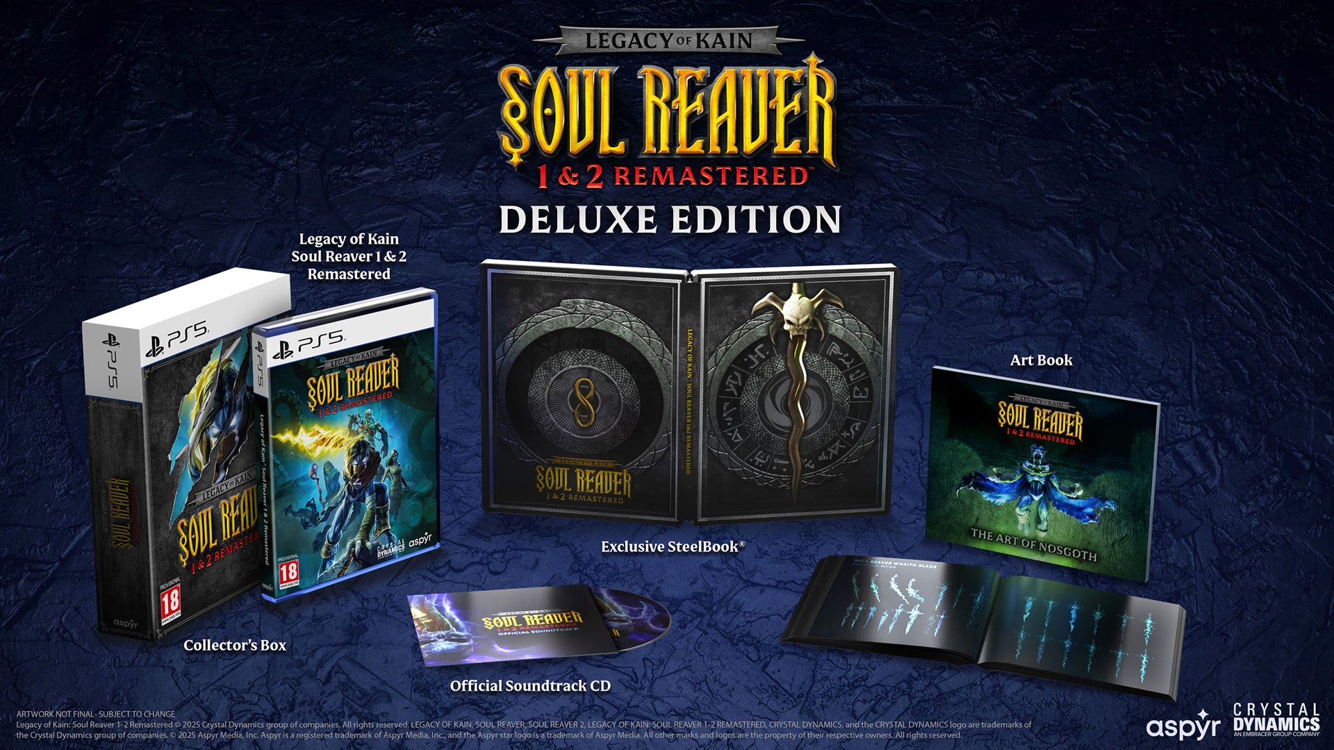 Legacy of Kain™ Soul Reaver 1&2 Remastered - Deluxe Edition - PlayStation 5 - Video Games by U&I The Chelsea Gamer