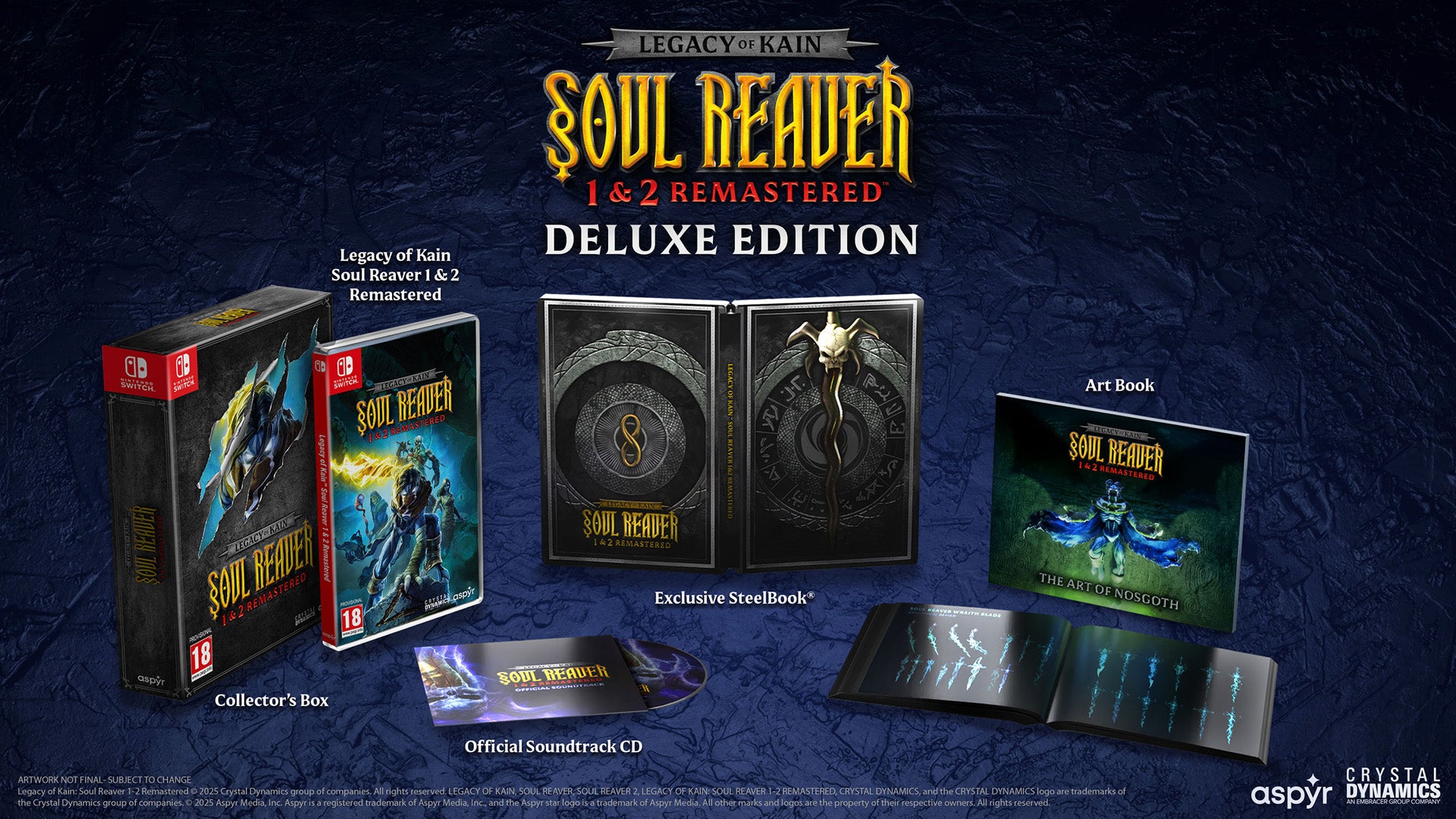 Legacy of Kain™ Soul Reaver 1&2 Remastered - Deluxe Edition - Nintendo Switch - Video Games by U&I The Chelsea Gamer