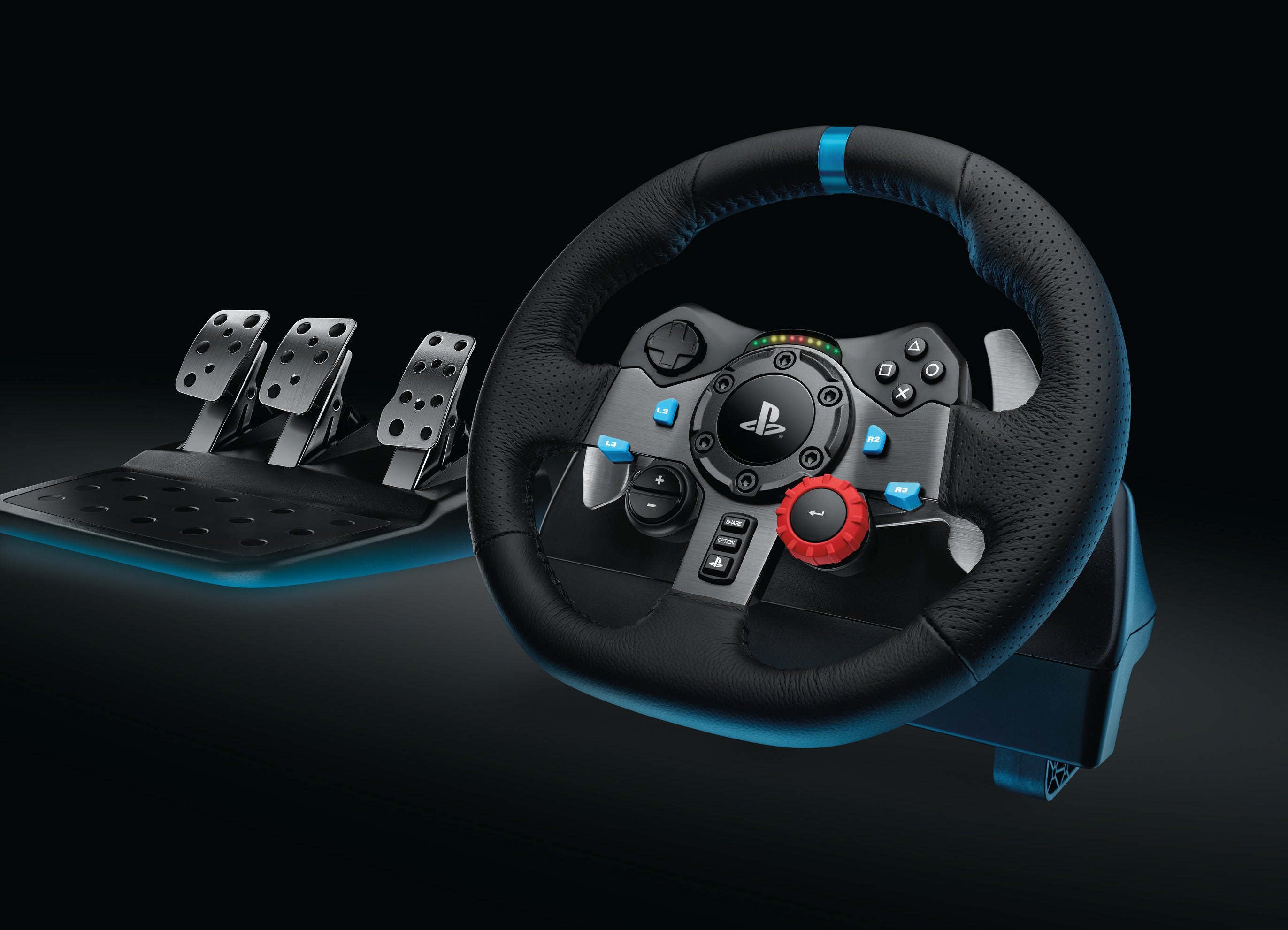 Logitech G29 Driving Force Racing Wheel for PS4, PS3 & PC - Console Accessories by Logitech The Chelsea Gamer