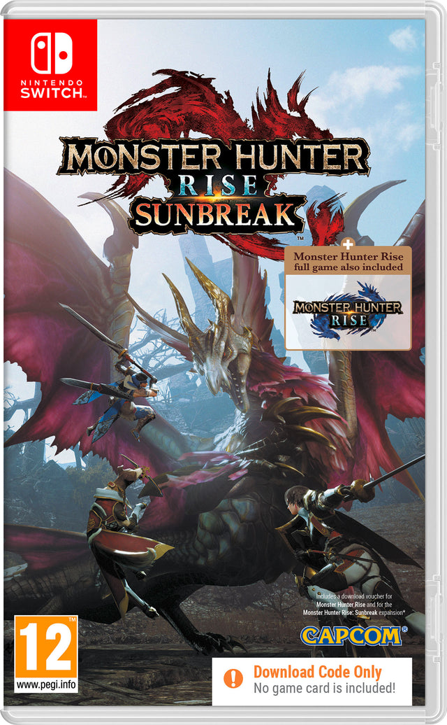 Monster Hunter Rise: Sunbreak - Nintendo Switch (Code In Box) - Video Games by Capcom The Chelsea Gamer
