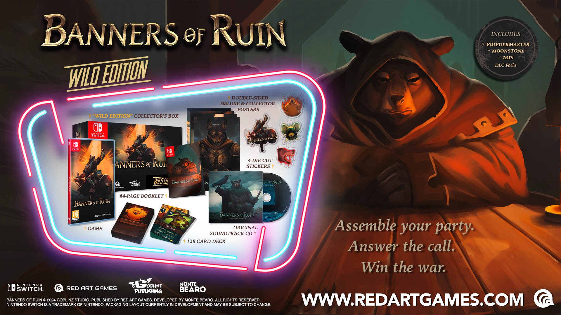 Banners of Ruin Wild Edition - Nintendo Switch - Video Games by Red Art Games The Chelsea Gamer