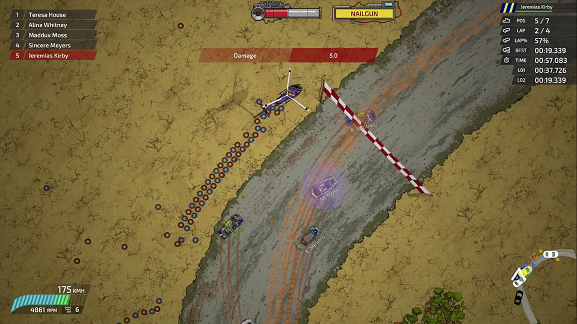 Bloody Rally Show - PlayStation 4 - Video Games by Red Art Games The Chelsea Gamer