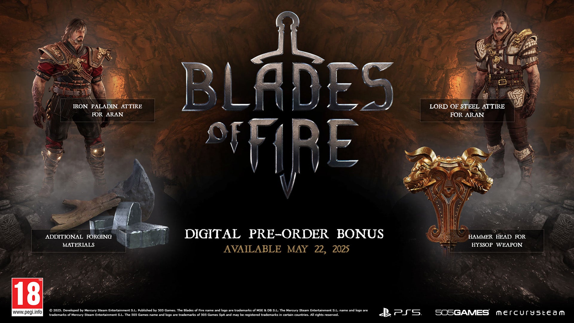 Blades of Fire - Day 1 Edition - PlayStation 5 - Video Games by U&I The Chelsea Gamer