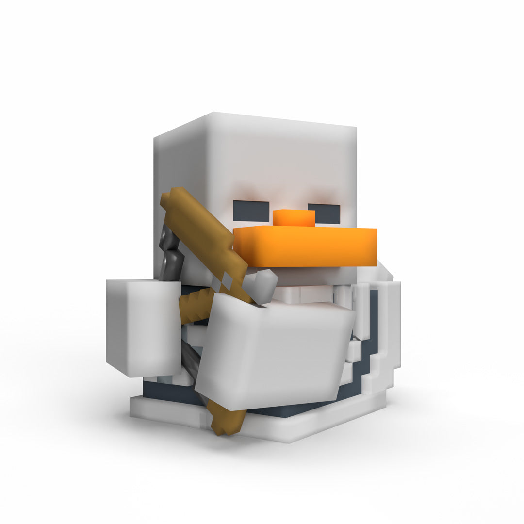 Numskull - Minecraft: Skeleton TUBBZ (First Edition) Collectible Duck - Merchandise by Numskull Designs The Chelsea Gamer