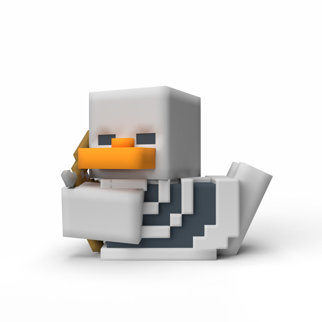 Numskull - Minecraft: Skeleton TUBBZ (First Edition) Collectible Duck - Merchandise by Numskull Designs The Chelsea Gamer