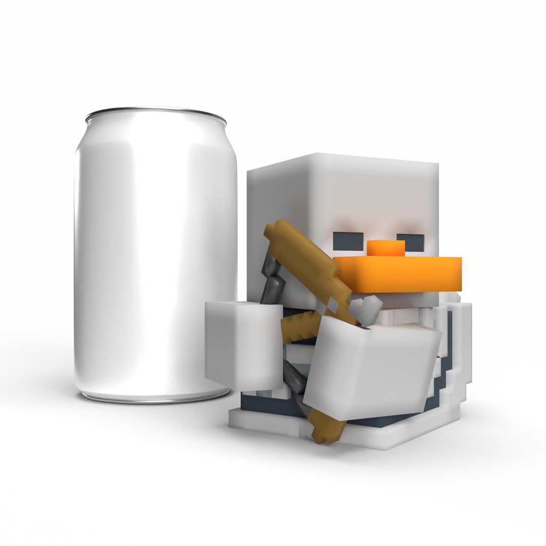 Numskull - Minecraft: Skeleton TUBBZ (First Edition) Collectible Duck - Merchandise by Numskull Designs The Chelsea Gamer